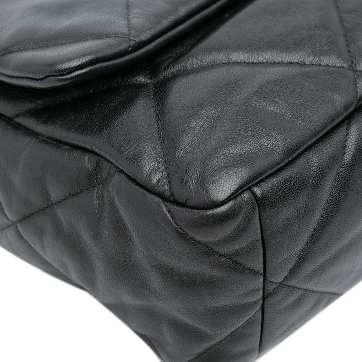 Chanel Large Cuir d’agneau 19 à rabat