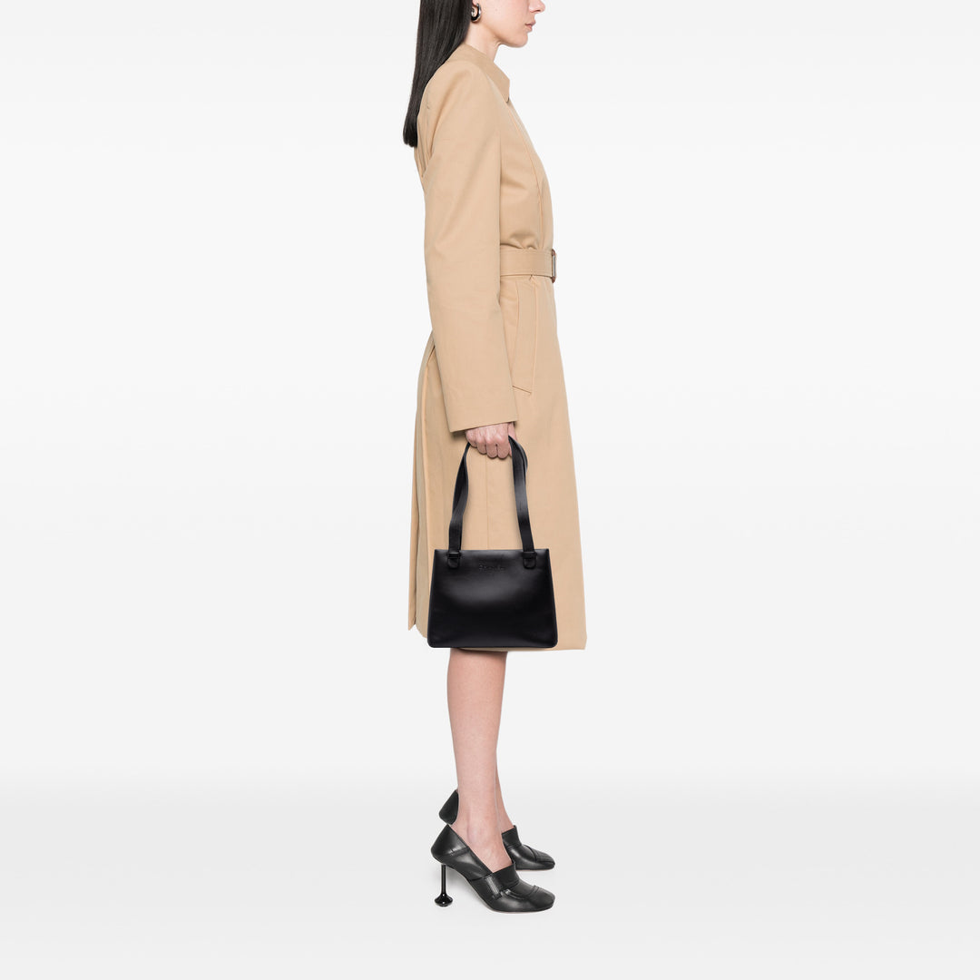 Chanel Logo Sac Mini Cuir de veau Noir – vue 6 – GABY PARIS