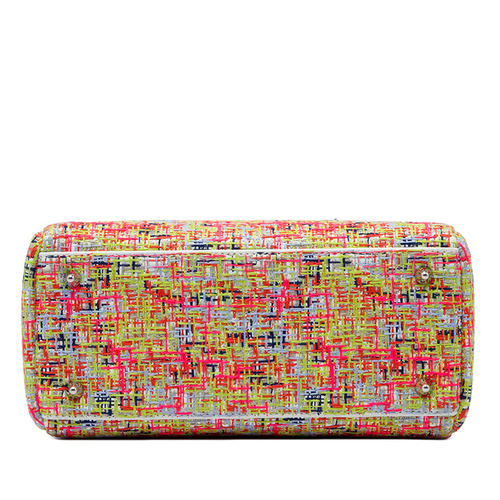 Dior Multicolor Lady Dior Multi Moyen Tweed Multicolore – vue 3 – GABY PARIS