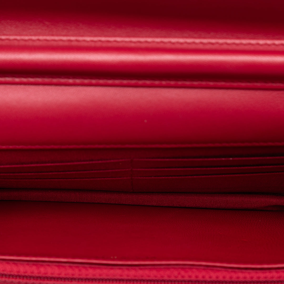 Chanel Matelassé Cuir d’agneau Boy Wallet On Chain