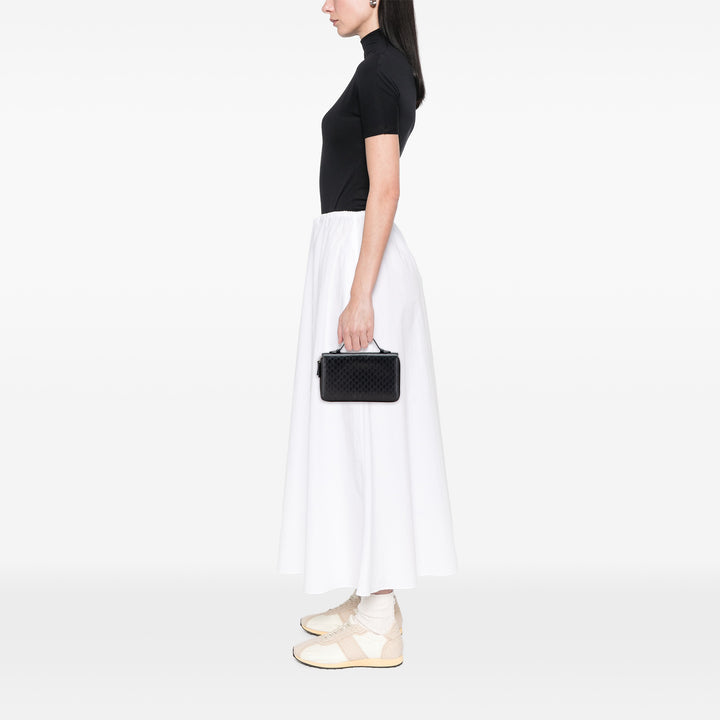 Microguccissima Zip Around Long Wallet Black - Gaby Paris
