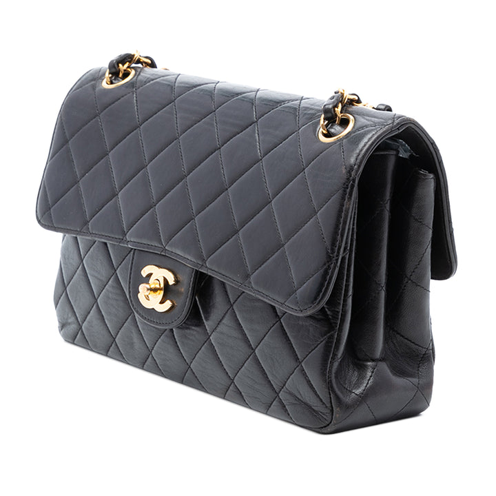 Chanel Medium Matelassé Cuir d’agneau Double Sided à rabat