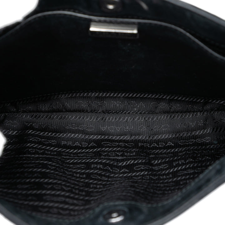 Prada Spazzolato Cuir Cleo Sac bandoulière