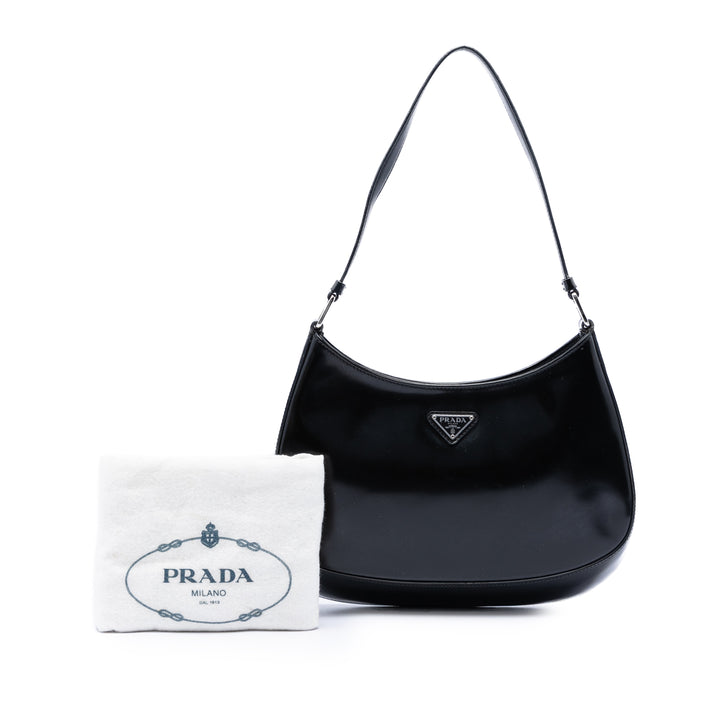 Prada Spazzolato Cuir Cleo Sac bandoulière