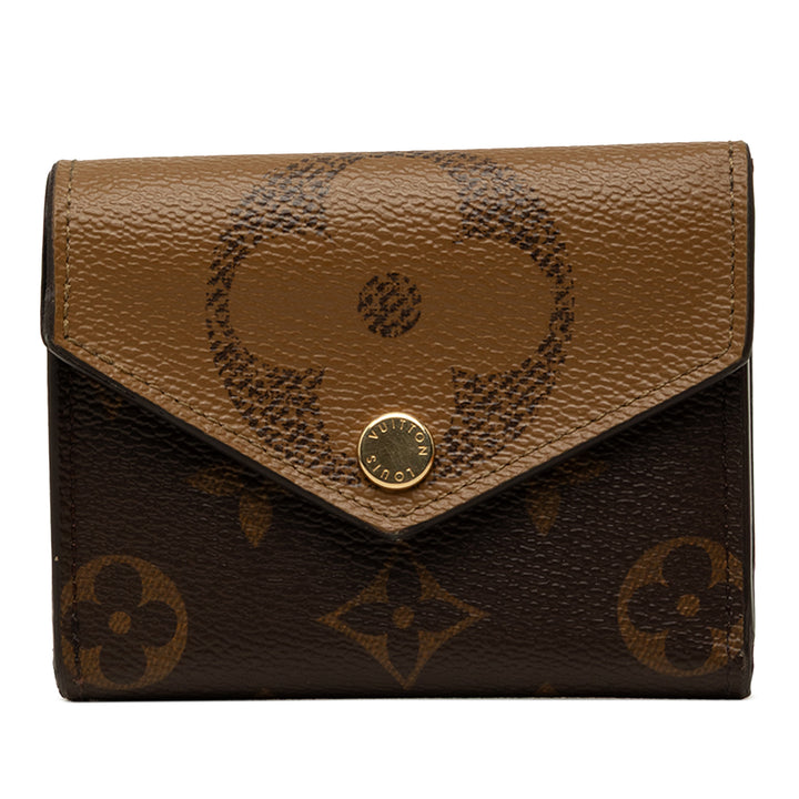 Giant Zoe Portefeuille Monogram Reverse Marron