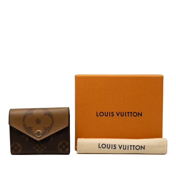 Giant Zoe Portefeuille Monogram Reverse Marron