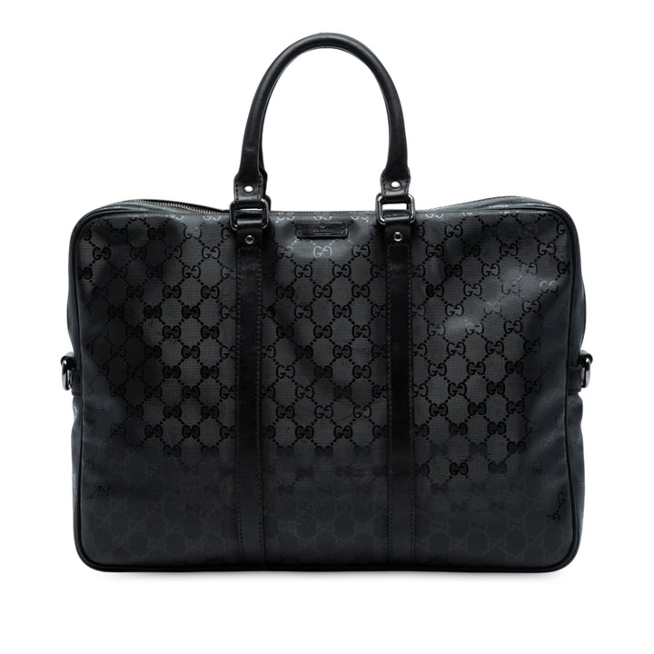 Gucci Porte-documents GG Imprime Business Noir – vue principale – GABY PARIS