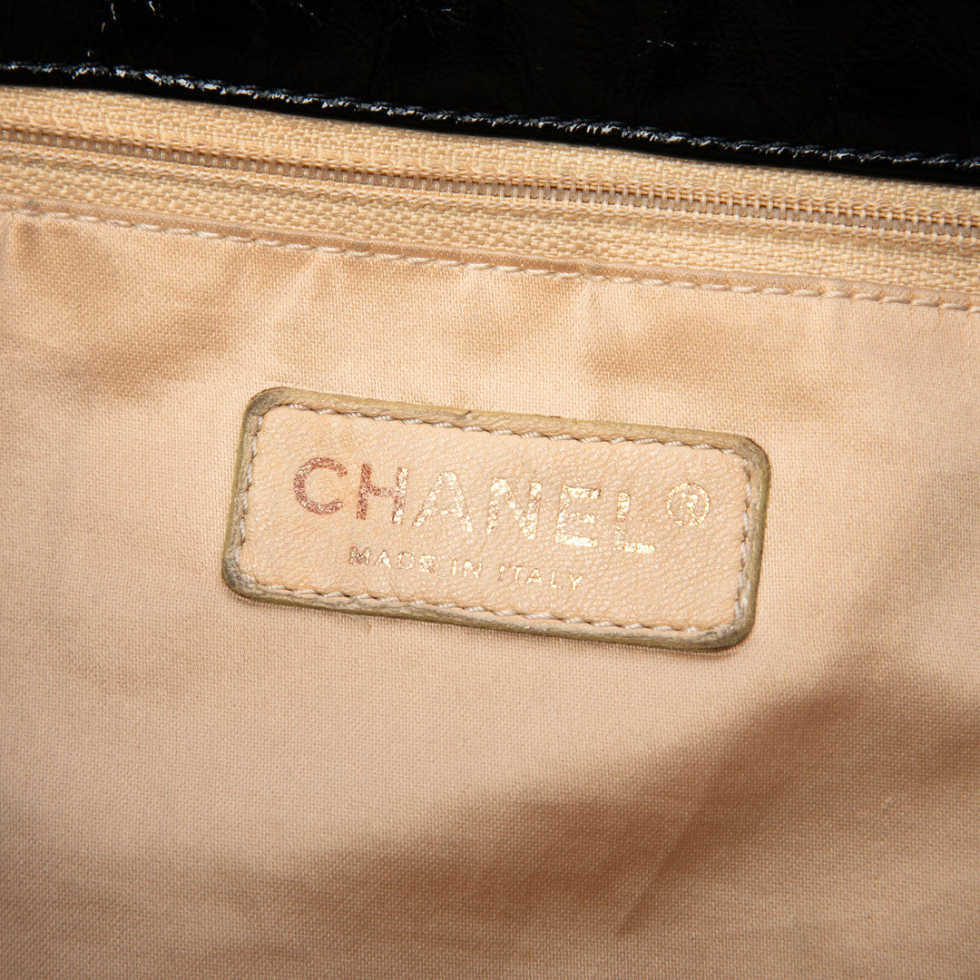 Chanel froissé Rodeo Drive Cabas Cuir
