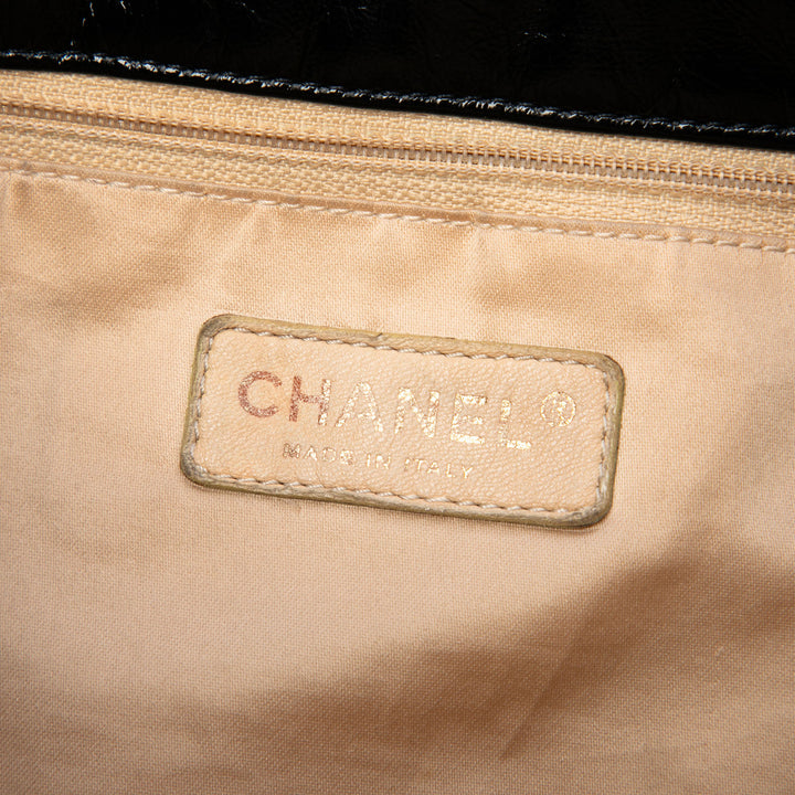 Chanel froissé Rodeo Drive Cabas Cuir