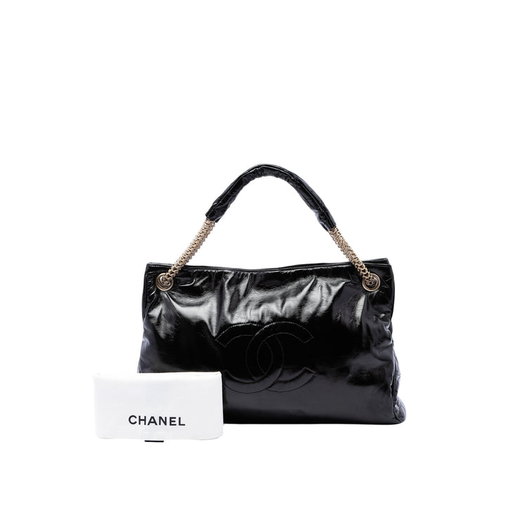 Chanel froissé Rodeo Drive Cabas Cuir