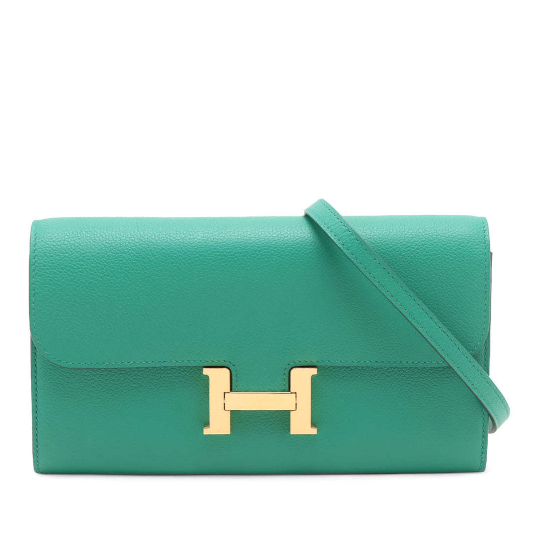 Hermès Evercolor Constance Long To Go Portefeuille