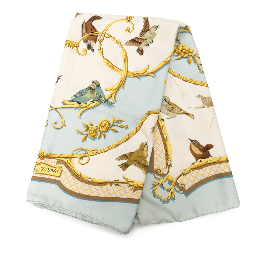 Hermès La Cle des Champs Soie Foulard 90