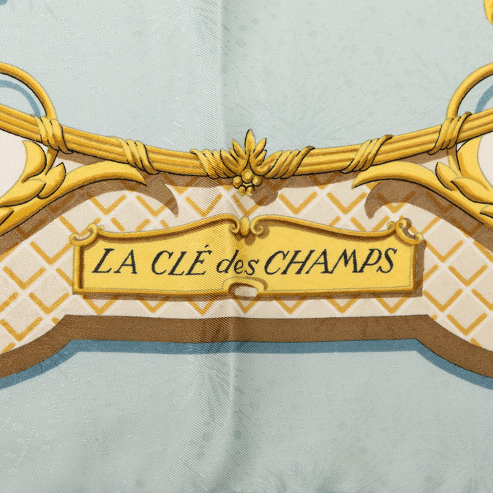 Hermès La Cle des Champs Soie Foulard 90