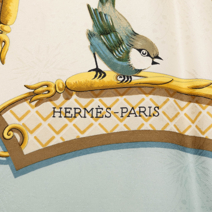 Hermès La Cle des Champs Soie Foulard 90