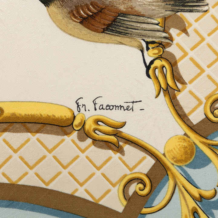 Hermès La Cle des Champs Soie Foulard 90