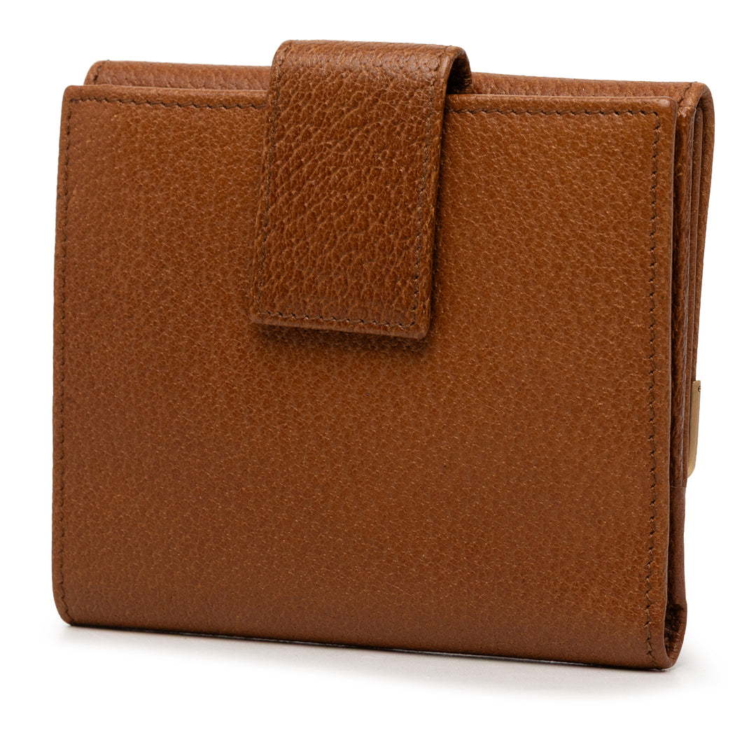 Gucci Cuir de veau French à rabat Portefeuille
