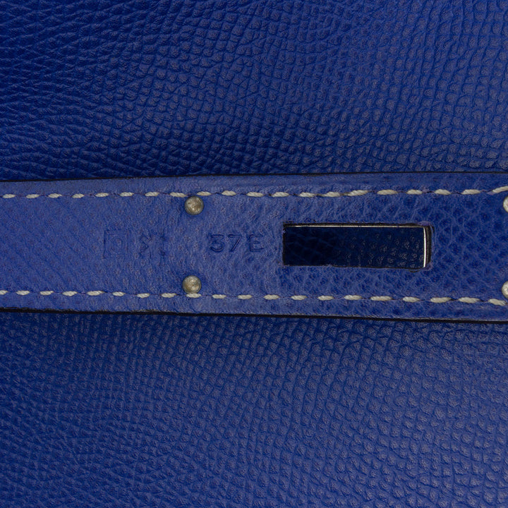 Epsom Candy Birkin Retourne 35 Blue - Gaby Paris