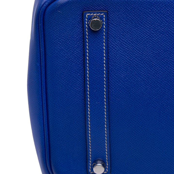 Epsom Candy Birkin Retourne 35 Blue - Gaby Paris