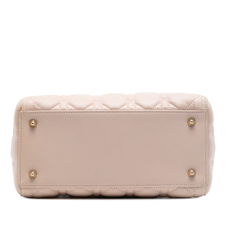 Dior Medium Cuir d’agneau Cannage Lady Dior