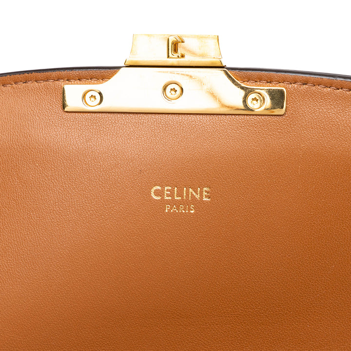 Celine Classique Triomphe et Triomphe Sac Triomphe enduite Marron – vue 5 – GABY PARIS