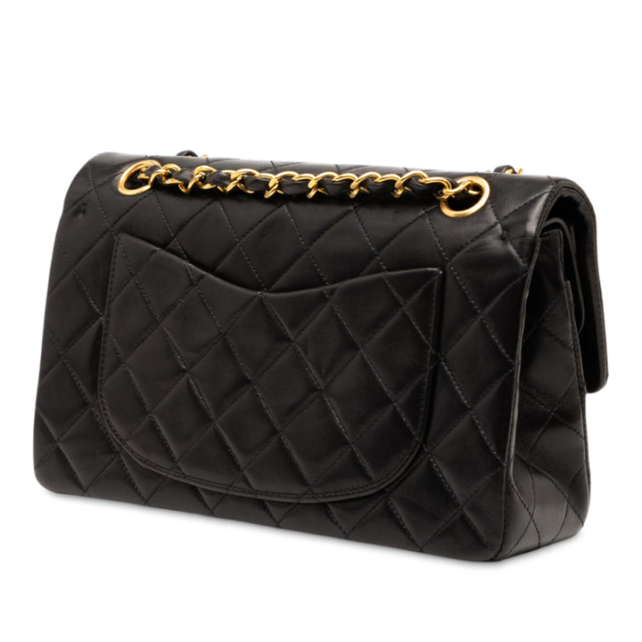 Chanel Small Classic Cuir d’agneau Double rabat Noir – GABY PARIS Authentique