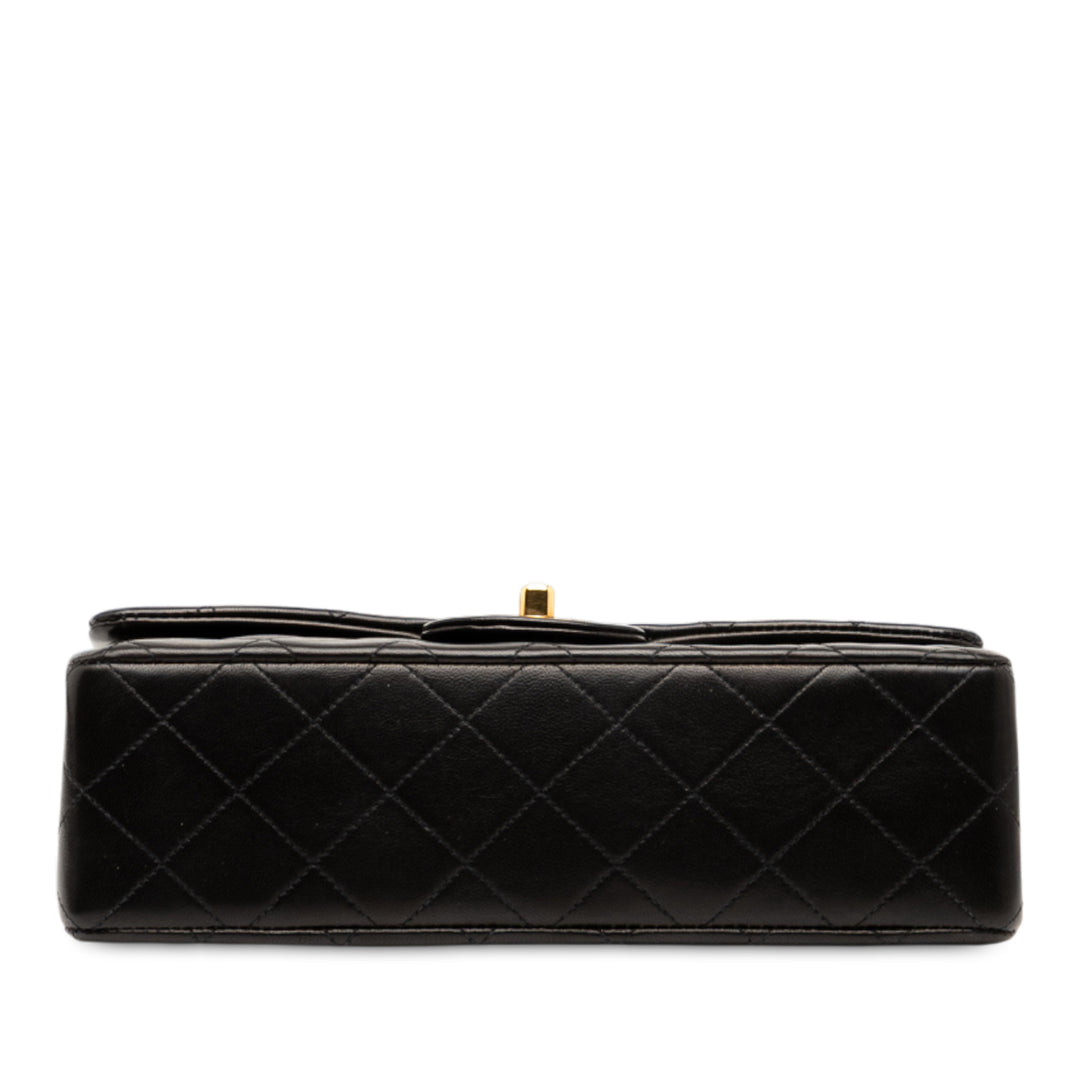Chanel Small Classic Cuir d’agneau Double rabat Noir – GABY PARIS Authentique