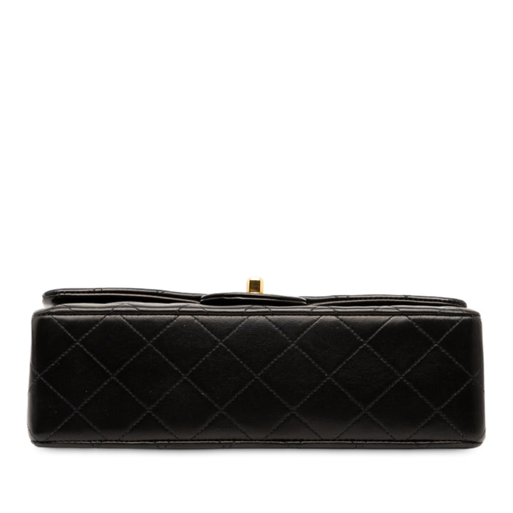 Chanel Small Classic Cuir d’agneau Double rabat Noir – GABY PARIS Authentique