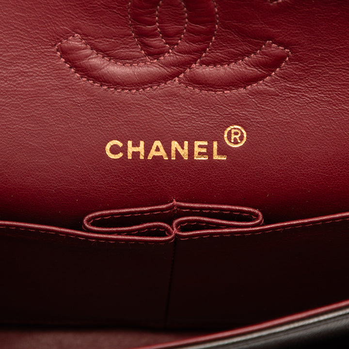 Chanel Small Classic Cuir d’agneau Double rabat Noir – GABY PARIS Authentique