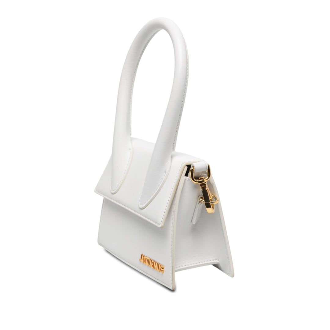 Jacquemus Sac à main Le Chiquito Blanc – vue 2 – GABY PARIS