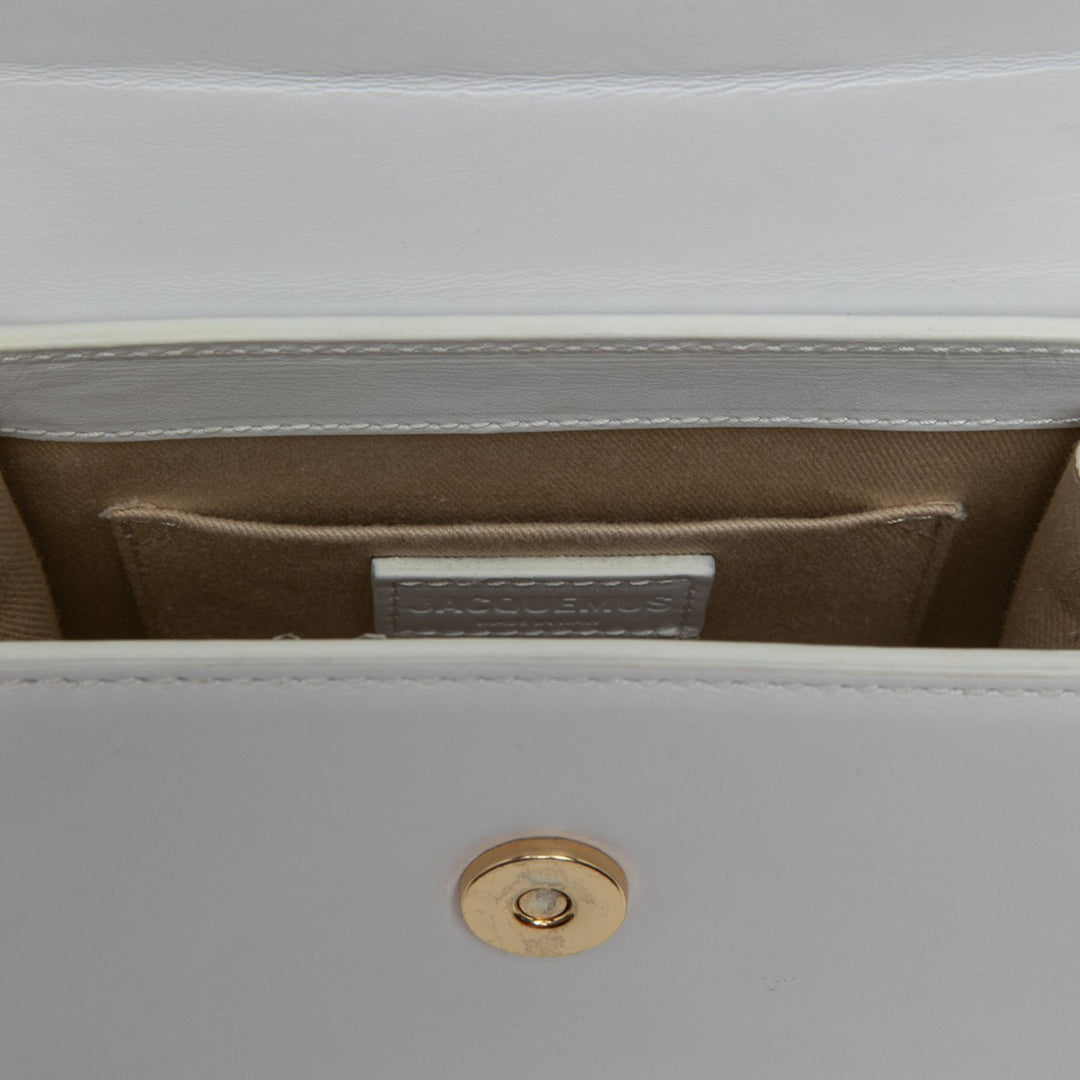 Jacquemus Sac à main Le Chiquito Blanc – vue 5 – GABY PARIS