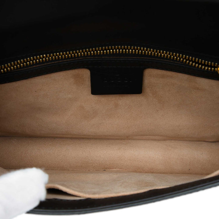 Web Sylvie Sac ceinture Cuir de veau Noir