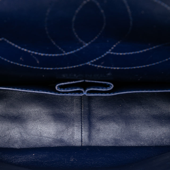 Chanel Reissue 2.55 froissé Cuir verni Double rabat 227