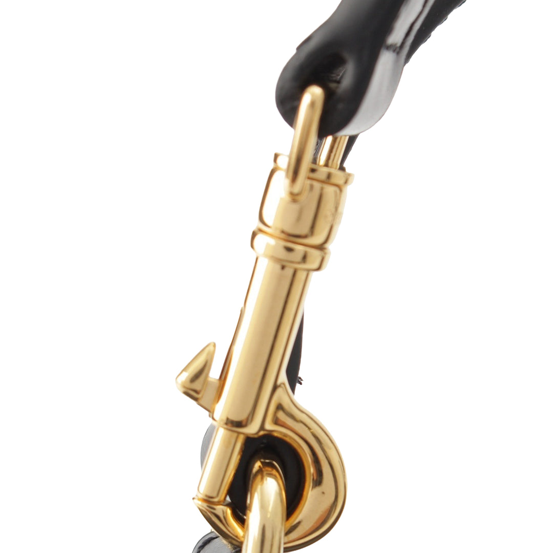 brillant Triomphe Lola sac à Teen Cuir de veau Noir