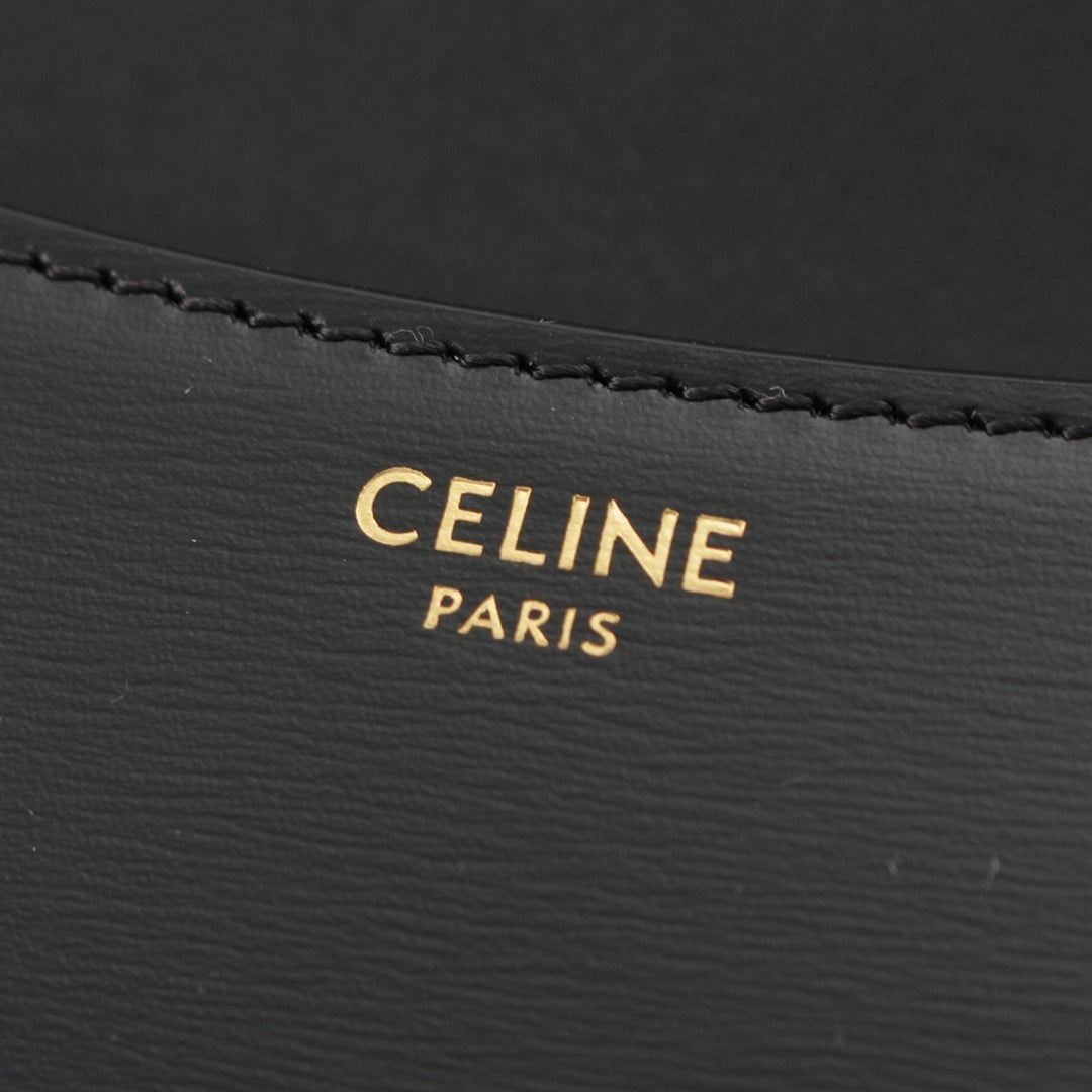 brillant Triomphe Lola sac à Teen Cuir de veau Noir