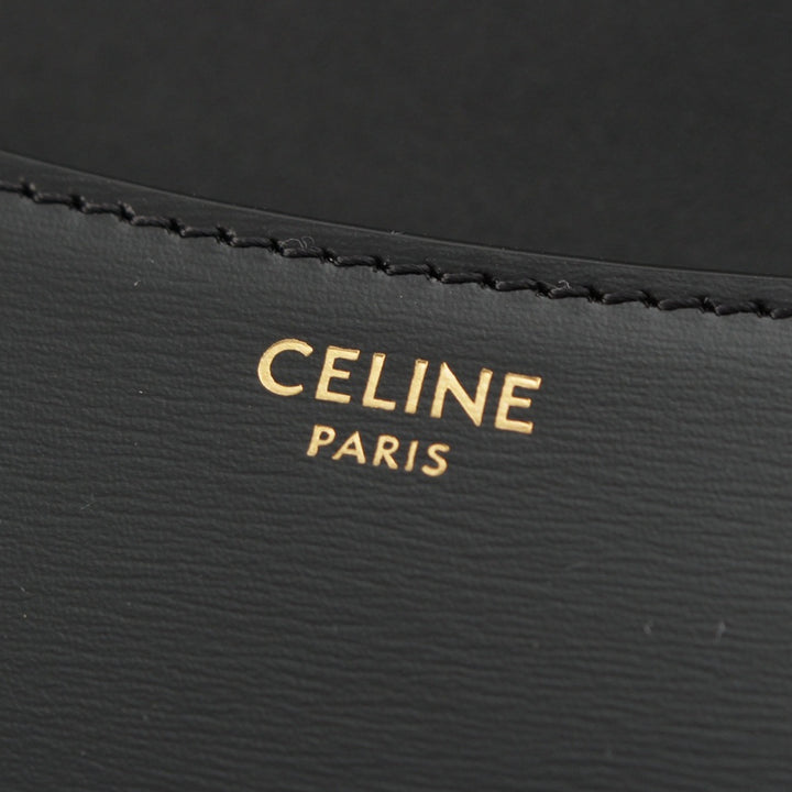 brillant Triomphe Lola sac à Teen Cuir de veau Noir