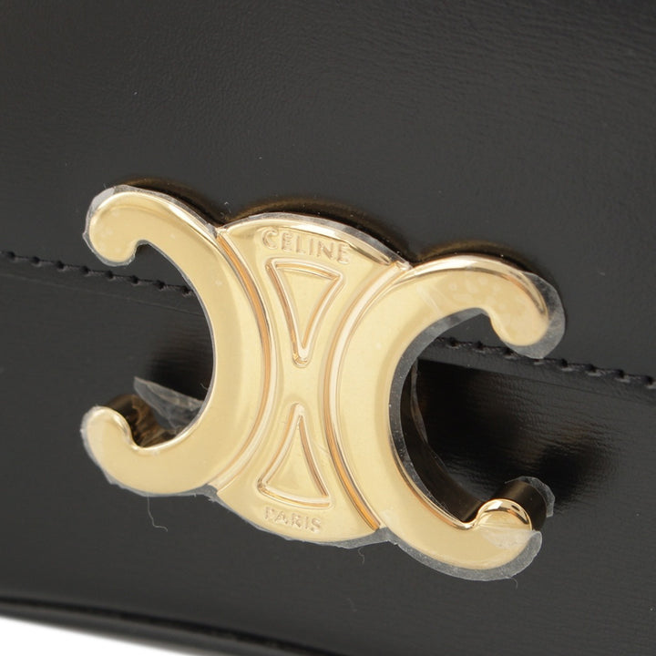 brillant Triomphe Lola sac à Teen Cuir de veau Noir