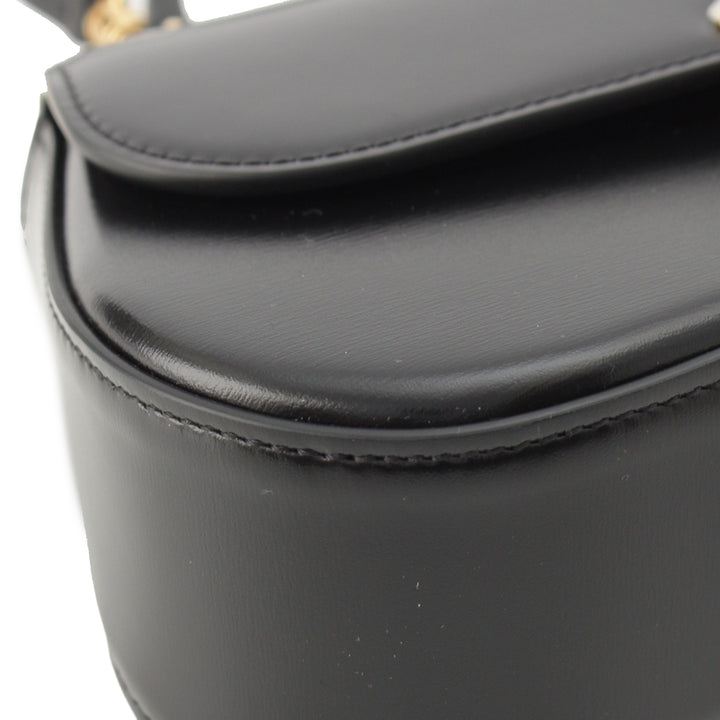 brillant Triomphe Lola sac à Teen Cuir de veau Noir