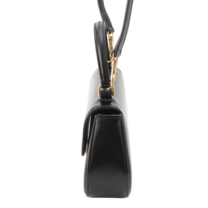 brillant Triomphe Lola sac à Teen Cuir de veau Noir