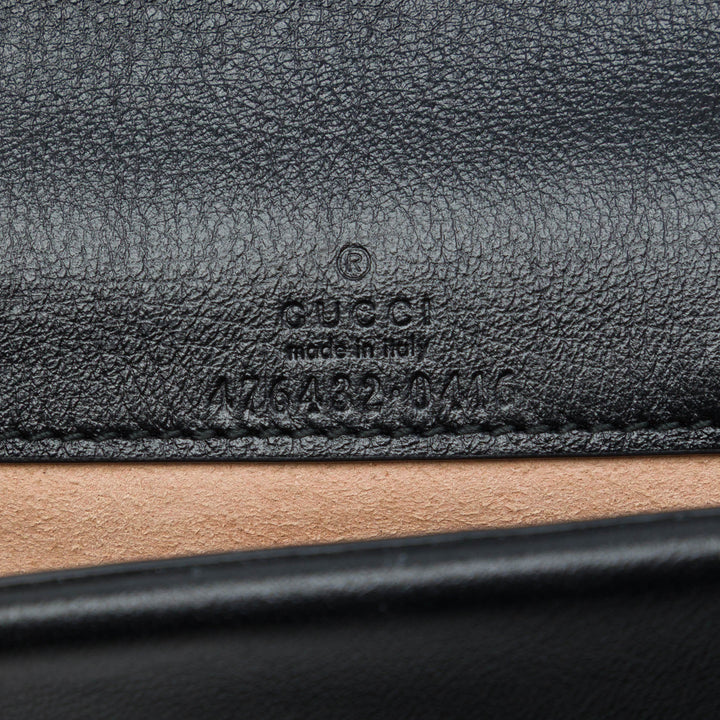 Gucci Sac bandoulière Checkered Dionysus Tweed Mini Noir – vue 5 – GABY PARIS
