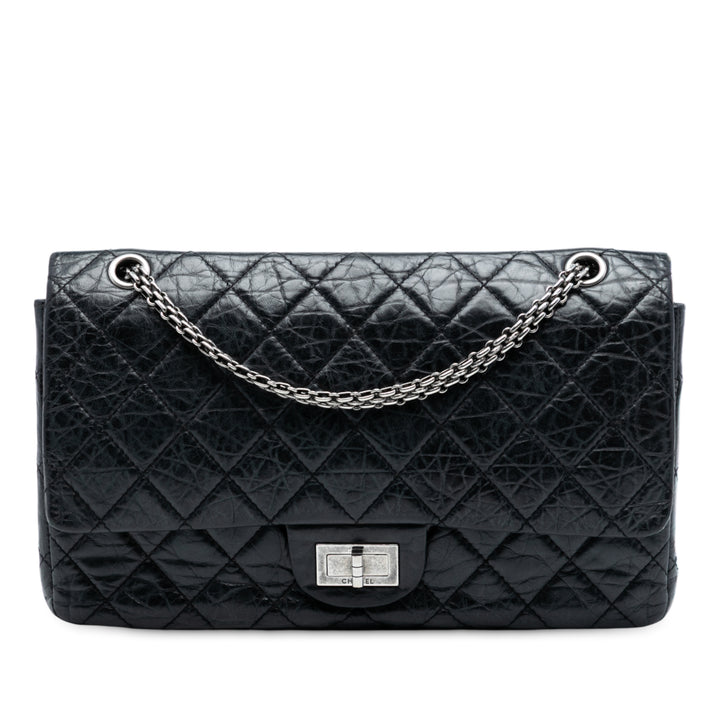 Chanel Matelassé vieilli Cuir de veau Reissue 2.55 Double rabat 227