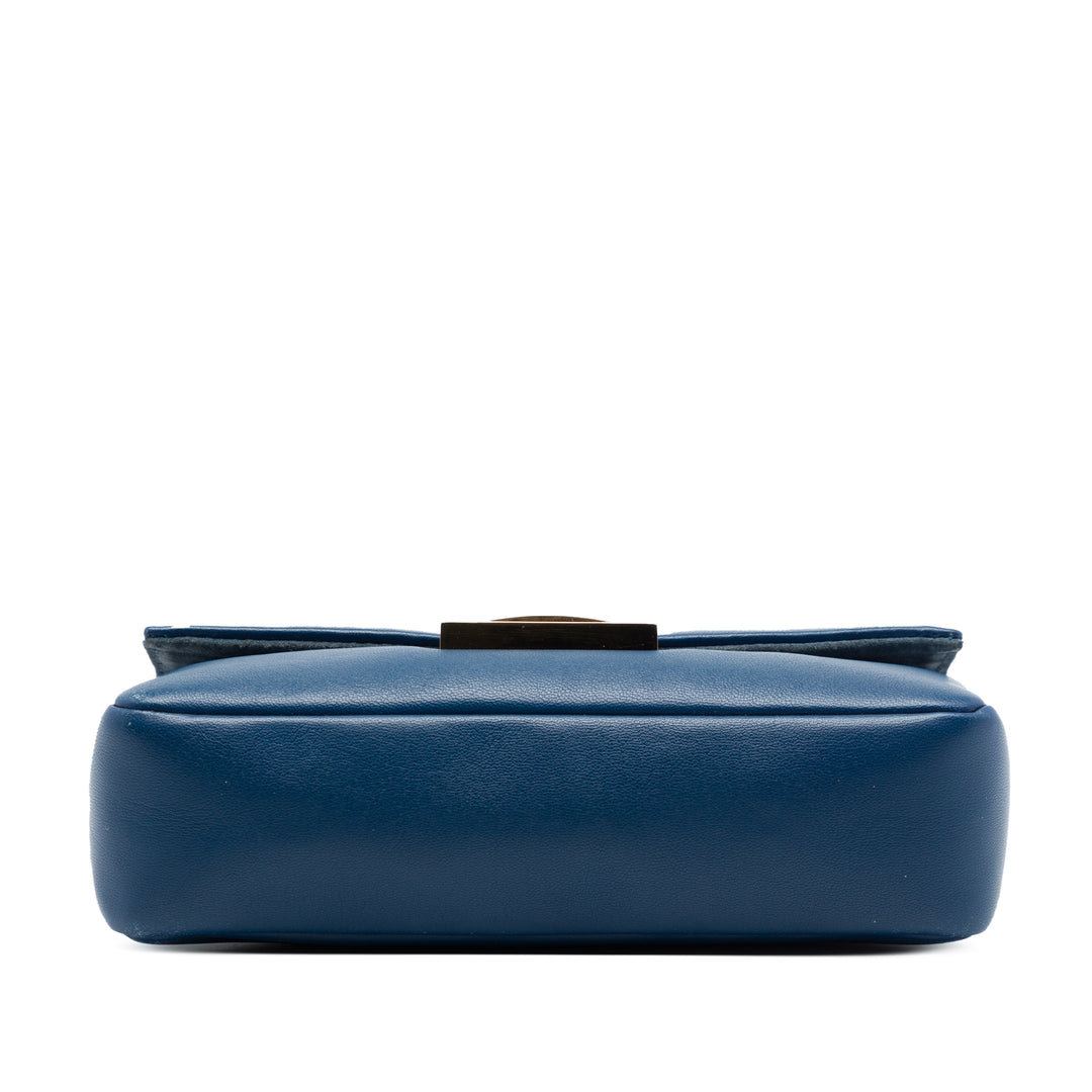 Be Baguette Sac Mini nappa Bleu