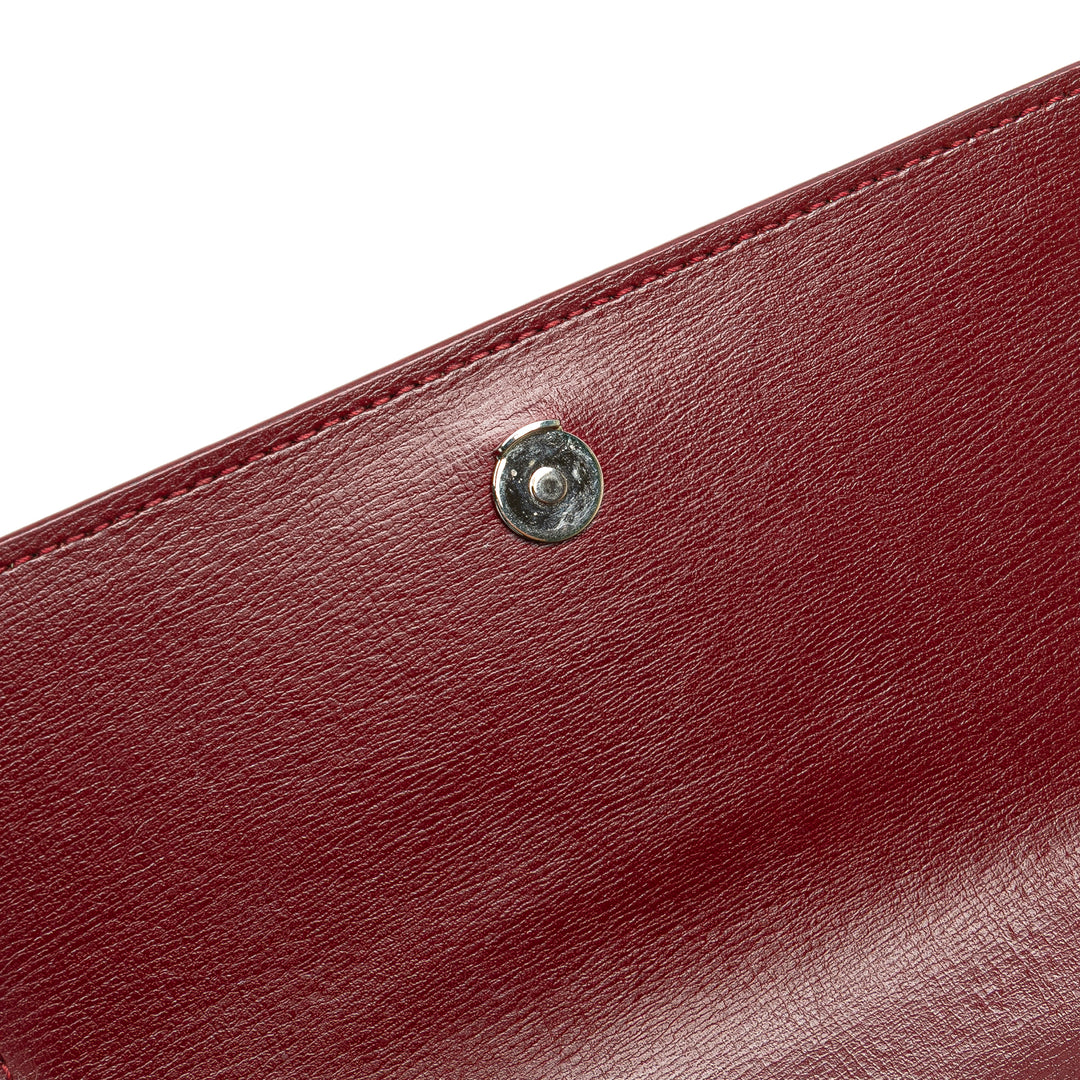 Saint Laurent Mini Cuir de veau Monogram Sunset Wallet on Chain