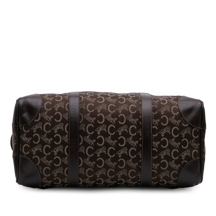 C Carriage Canvas Boston Bag Brown - Gaby Paris
