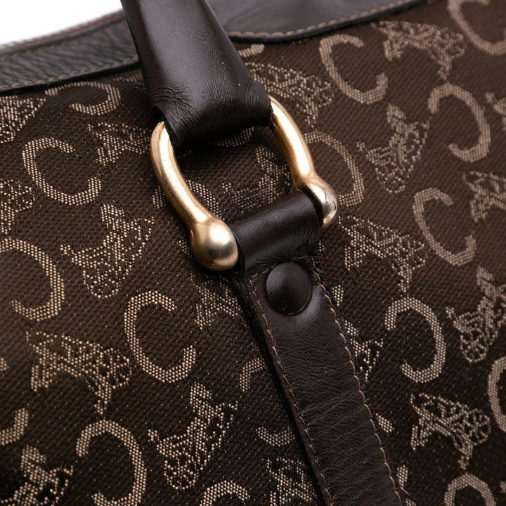 C Carriage Canvas Boston Bag Brown - Gaby Paris