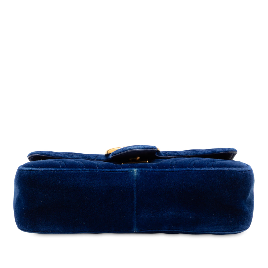 Gucci Small GG Marmont Matelasse Velours Sac bandoulière – GABY PARIS Authentique