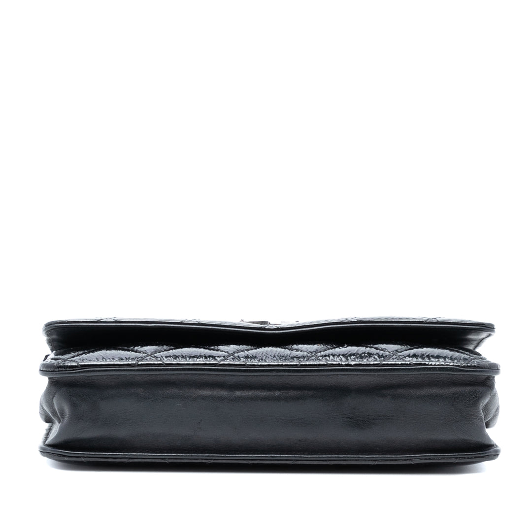 Chanel CC Matelassé brillant vieilli Cuir de veau Wallet on Chain – GABY PARIS Authentique