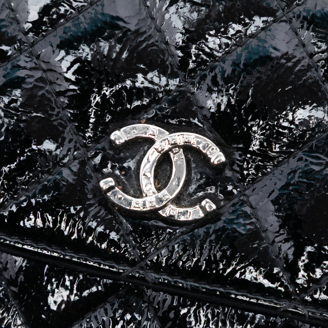 Chanel CC Matelassé brillant vieilli Cuir de veau Wallet on Chain – GABY PARIS Authentique