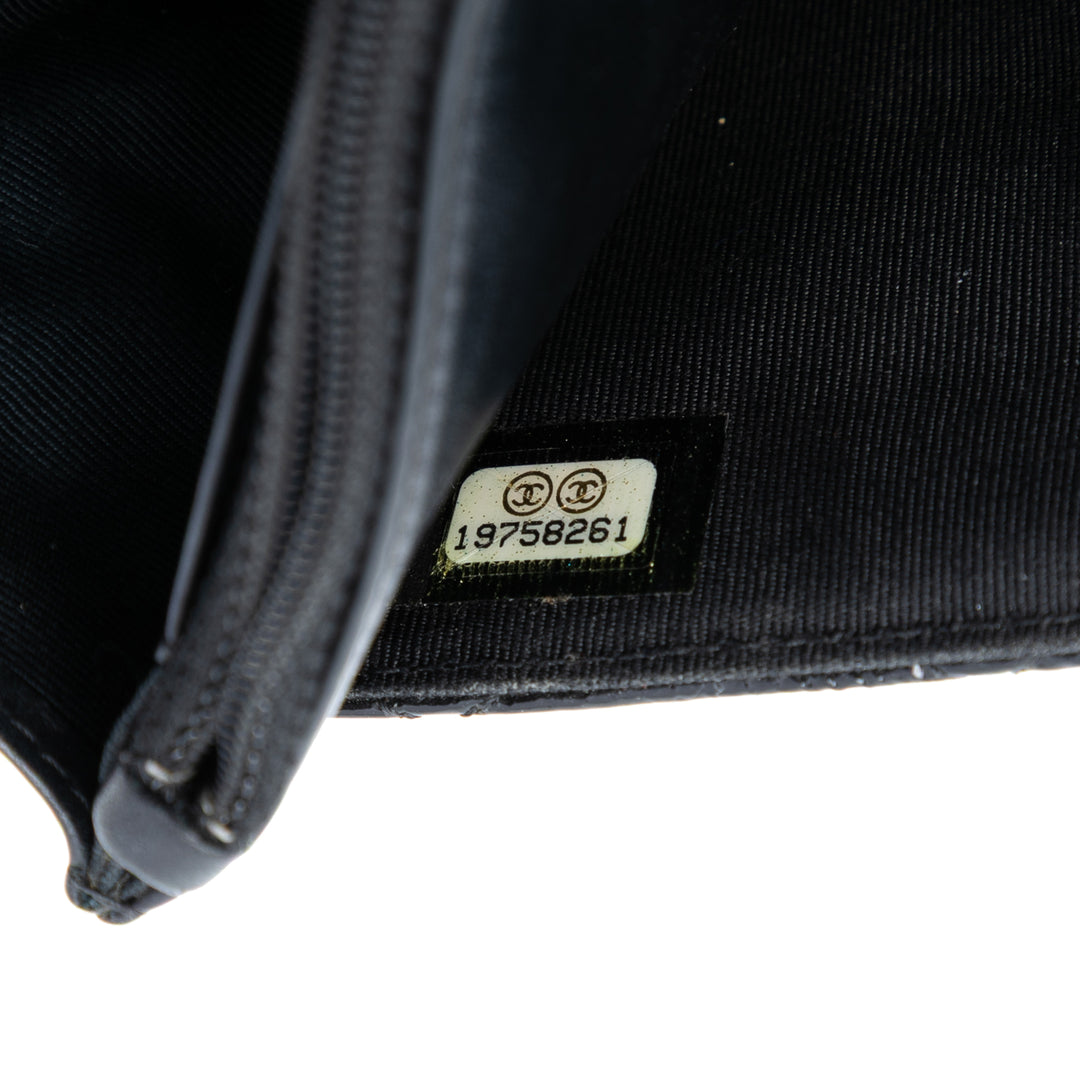 Chanel CC Matelassé brillant vieilli Cuir de veau Wallet on Chain – GABY PARIS Authentique