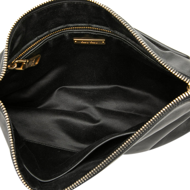 Miu Miu clouté Cuir Zip Pochette
