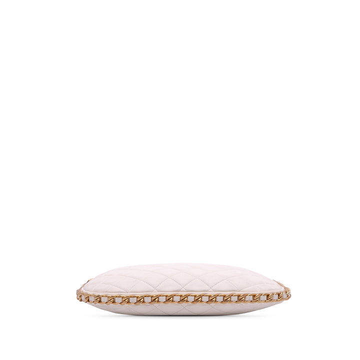 Chanel Large brillant Crumpled Matelassé Cuir d’agneau Trendy Chain Around Hobo